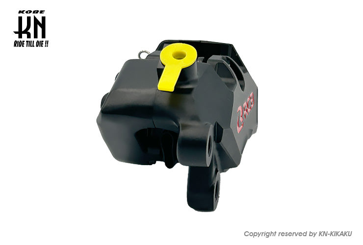 RCB  30周年記念 4POT ブレーキキャリパー R1 SERIES【40㎜ピッチ/左】ブラック