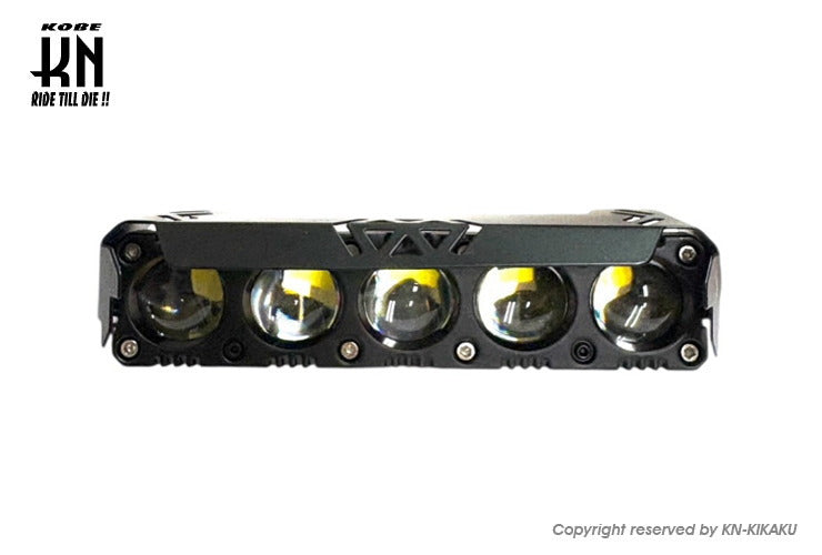 汎用LEDヘッドライト【5連】魚眼タイプ