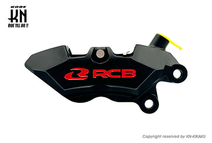 RCB 30周年記念 4POT ブレーキキャリパー R1 SERIES【40㎜ピッチ/右】ブラック