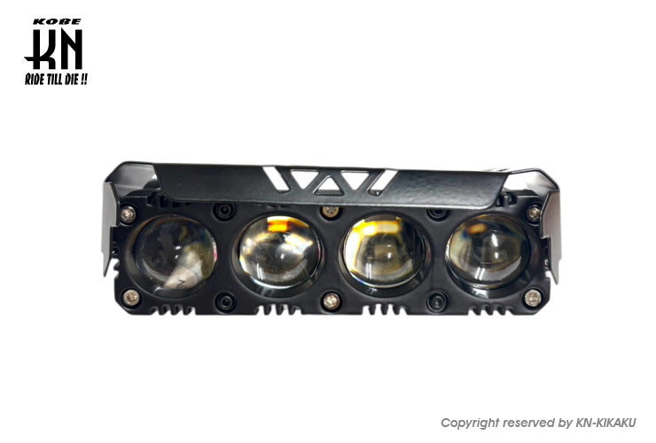 汎用LEDヘッドライト【4連】魚眼タイプ