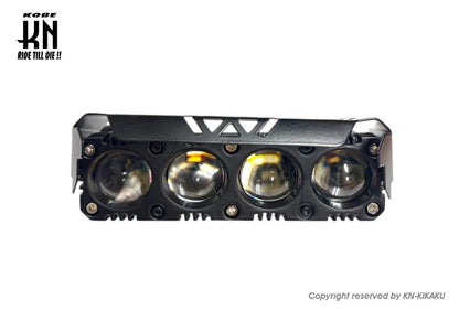 汎用LEDヘッドライト【4連】魚眼タイプ