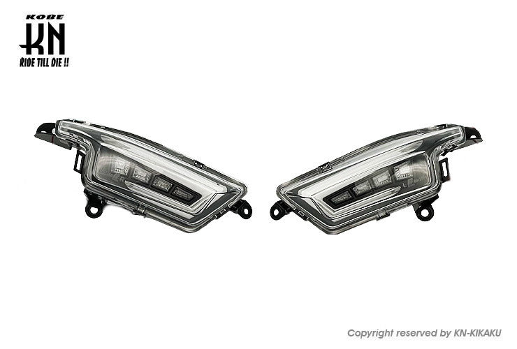 LEDウインカーアッセン【シグナスX4型/国内/台湾仕様】ホワイト/クリアーレンズ