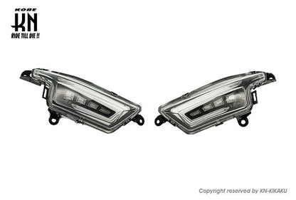 LEDウインカーアッセン【シグナスX4型/国内/台湾仕様】ホワイト/クリアーレンズ