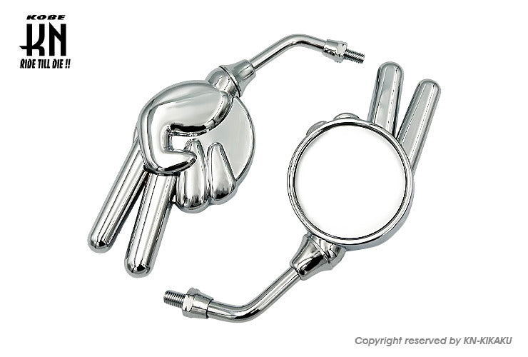 ミニジャンケンミラー 【ヤマハネジタイプ/8mm】 メッキ