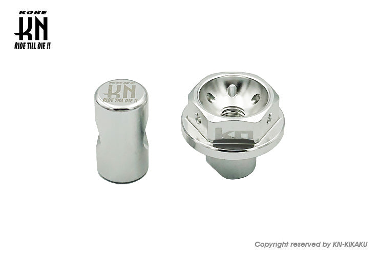 汎用ブレーキクランプセット【タイプ3】6mm【HONDA/YAMAHA系】シルバー