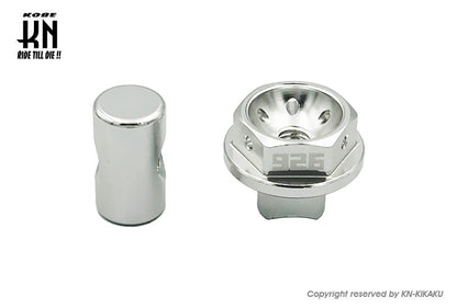 汎用ブレーキクランプセット【タイプ3】6mm【HONDA/YAMAHA系】シルバー