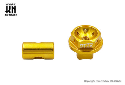 汎用ブレーキクランプセット【タイプ3】6mm【HONDA/YAMAHA系】ゴールド