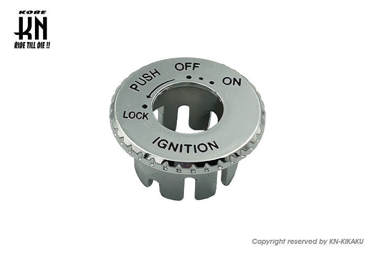 YAMAHA 3KJタイプ メインスイッチカバー シルバー