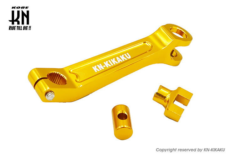 アルミブレーキカム【シグナスX/Gアクシス/BWS100/マジェ125】ゴールド