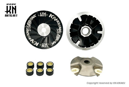 ハイスピードプーリーキット【ヤマハ125cc系】タイプ2【テフロン加工】