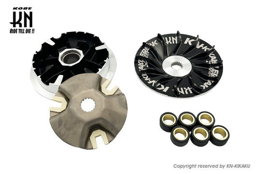 ハイスピードプーリーキット【ヤマハ125cc系】タイプ2【テフロン加工】