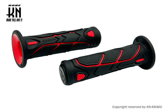 RCB レーシングハンドルグリップ 【125mm】HG99【ブラック/レッド】