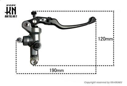 RCB 鍛造マスターシリンダー【S1-FL】17mm【右】グレー
