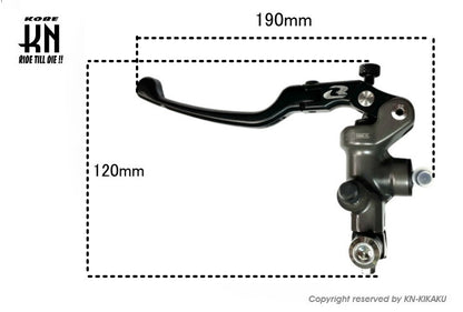 RCB 鍛造マスターシリンダー【S1-FL】14mm【左】ハードアルマイト