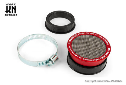 STAGE6 汎用ファンネル【46/55mm内径】2WAYタイプ【レッド】