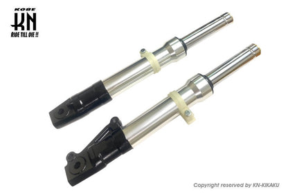 フロントフォーク【ディオ系DISK】ブラック/シルバー