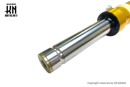 ローダウンフロントフォーク【ディオ系DISK】ブラック/ゴールド