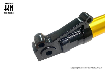 ローダウンフロントフォーク【ディオ系DISK】ブラック/ゴールド