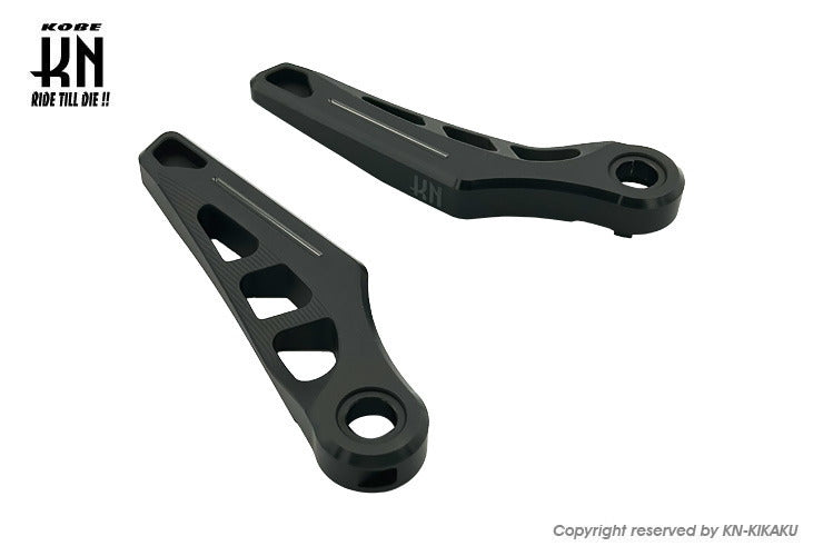 デュアルカラーアルミステップ2【シグナスX/マジェS】マットブラック/ブラック