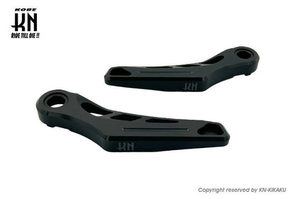 デュアルカラーアルミステップ2【シグナスX/マジェS】マットブラック/ブラック