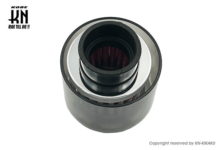 汎用 パワーフィルターストレート【タイプ2】ブラック 【35mm～37mm】