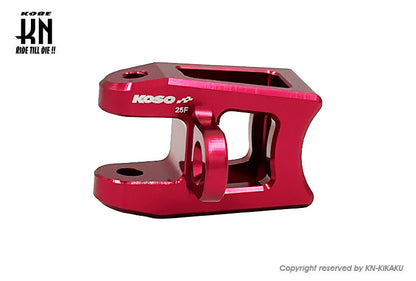 KOSO フレーム補強バー【シグナスGRYPHUS6型】シルバー/レッド