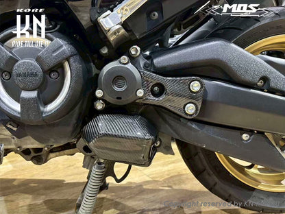 MOS カーボンブラケットロックカバー【TMAX530-6型,TMAX560-7/8型】2017-2024