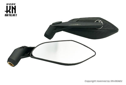 KOSOバックミラー【GTミラー タイプ2】ネジ径 8/10mm【クリアーレンズ】