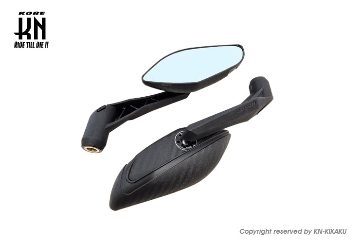 KOSOバックミラー【GTミラー タイプ2】ネジ径 8/10mm【クリアーレンズ】