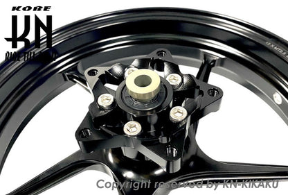 SHARKFACTORY 鍛造アルミホイール前後セット Kタイプ【シグナスX(1型/2型/3型)】ブラック