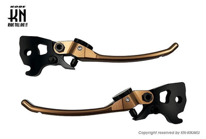 NCY アジャスタブルブレーキレバー【SMAX/マジェS/シグナス4-5型/BWSR】ブロンズ