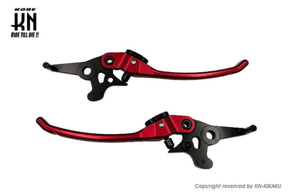 NCY アジャスタブルブレーキレバー【シグナスグリファスABS/X FORCE】レッド