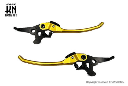 NCY アジャスタブルブレーキレバー【シグナスグリファスABS/X FORCE】ゴールド