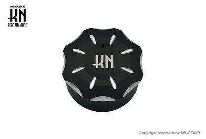 ビレットデュアルオイルタンクキャップ【ホンダスクーター系】シルバー