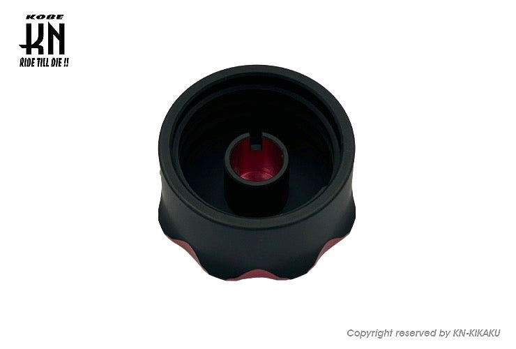 ビレットデュアルオイルタンクキャップ【ホンダスクーター系】レッド