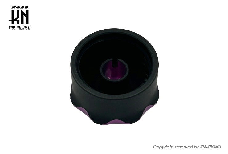 ビレットデュアルオイルタンクキャップ【ホンダスクーター系】パープル