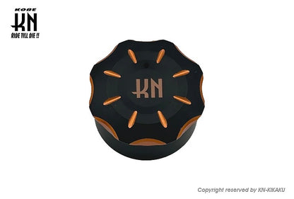 ビレットデュアルオイルタンクキャップ【ホンダスクーター系】オレンジ