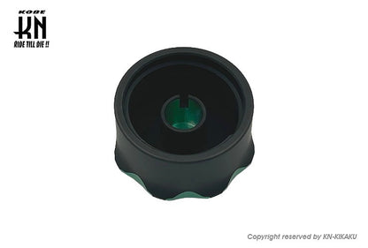 ビレットデュアルオイルタンクキャップ【ホンダスクーター系】グリーン