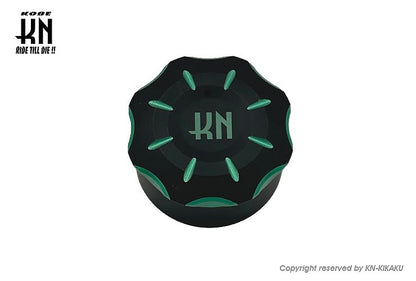 ビレットデュアルオイルタンクキャップ【ホンダスクーター系】グリーン