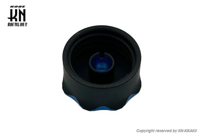 ビレットデュアルオイルタンクキャップ【ホンダスクーター系】ブルー