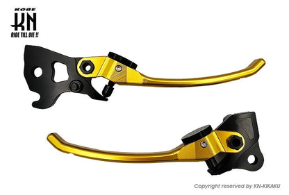 NCY アジャスタブルブレーキレバー【シグナスX/1型/2型/3型】ゴールド