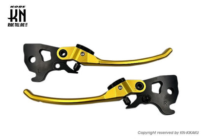 NCY アジャスタブルブレーキレバー【SMAX/マジェS/シグナス4-5型/BWSR】ゴールド