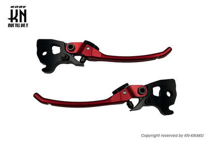 NCY アジャスタブルブレーキレバー【SMAX/マジェS/シグナス4-5型/BWSR】レッド