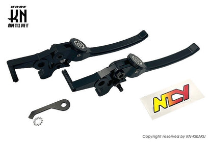 NCY アジャスタブルブレーキレバー【シグナスグリファスABS/X FORCE】ブラック