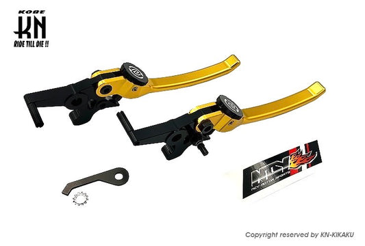 NCY アジャスタブルブレーキレバー【シグナスグリファスABS/X FORCE】ゴールド