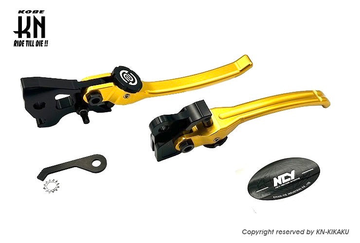 NCY アジャスタブルブレーキレバー【シグナスX/1型/2型/3型】ゴールド