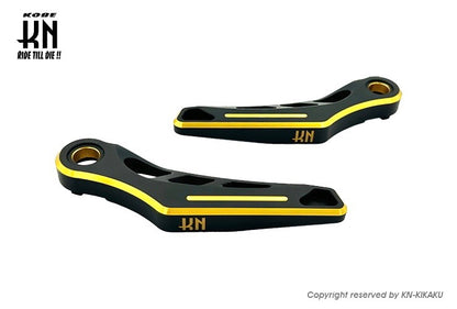 デュアルカラーアルミステップ2【シグナスX/マジェS】マットブラック/ゴールド