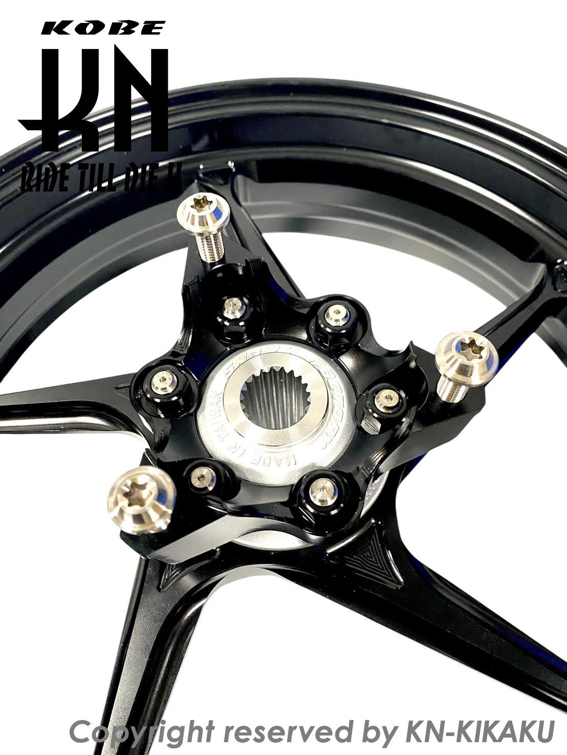 SHARKFACTORY 鍛造アルミホイール前後セット Kタイプ【シグナスX 4/5型】ブラック