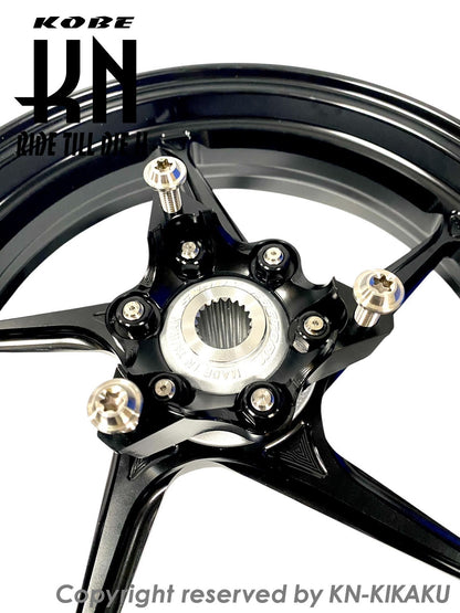 SHARKFACTORY 鍛造アルミホイール前後セット Kタイプ【シグナスX 4/5型】ブラック