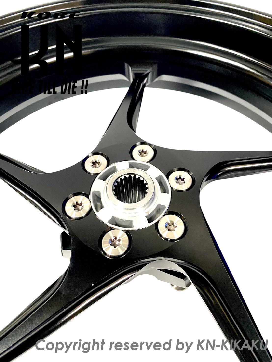 SHARKFACTORY 鍛造アルミホイール前後セット Kタイプ【シグナスX 4/5型】ブラック